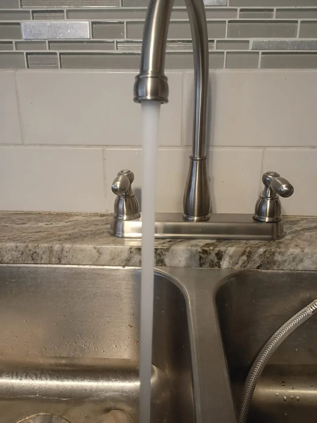 Job photo: replaced kitchen faucet in Carter Lake