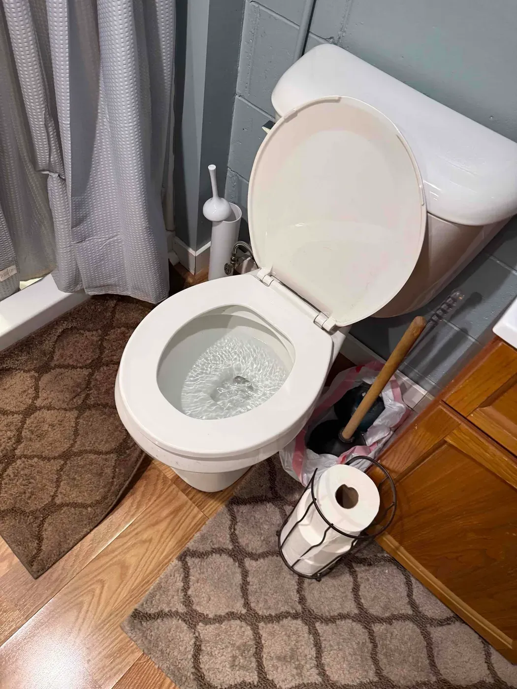 Job photo: clogged drain in Council Bluffs